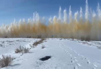 Продолжаются взрывные работы на реках Карагандинской области