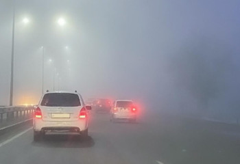 Road sections in 2 regions of Kazakhstan closed amid  fog