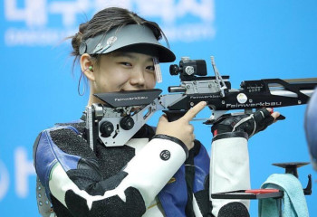 Kazakhstani wins bronze at ISSF World Cup in India