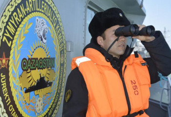 Военно-морские учения прошли в акватории Каспийского моря