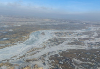 Қарағанды қаласында су тасқыны қаупі бар учаскелер әуеден бақыланды