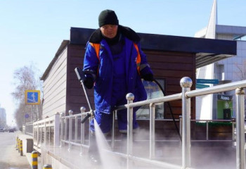 Астанада ауқымды санитарлық тазалау жұмыстары жүруде