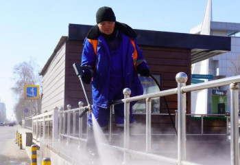 Весенняя саночистка ведется в Астане