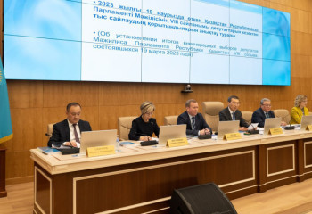 Об установлении итогов выборов депутатов Мажилиса Парламента РК