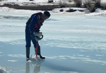Қарағанды облысының өзендерінде мұзды ұсақтау жұмыстары жалғасуда