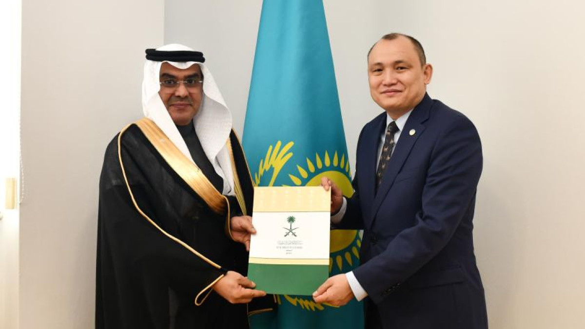 Посол Саудовской Аравии в Казахстане вручил копии верительных грамот