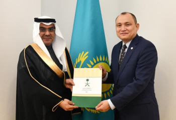 Посол Саудовской Аравии в Казахстане вручил копии верительных грамот