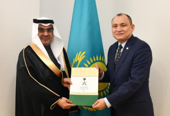 Сауд Арабиясының Қазақстандағы елшісі сенім грамоталарын табыс етті