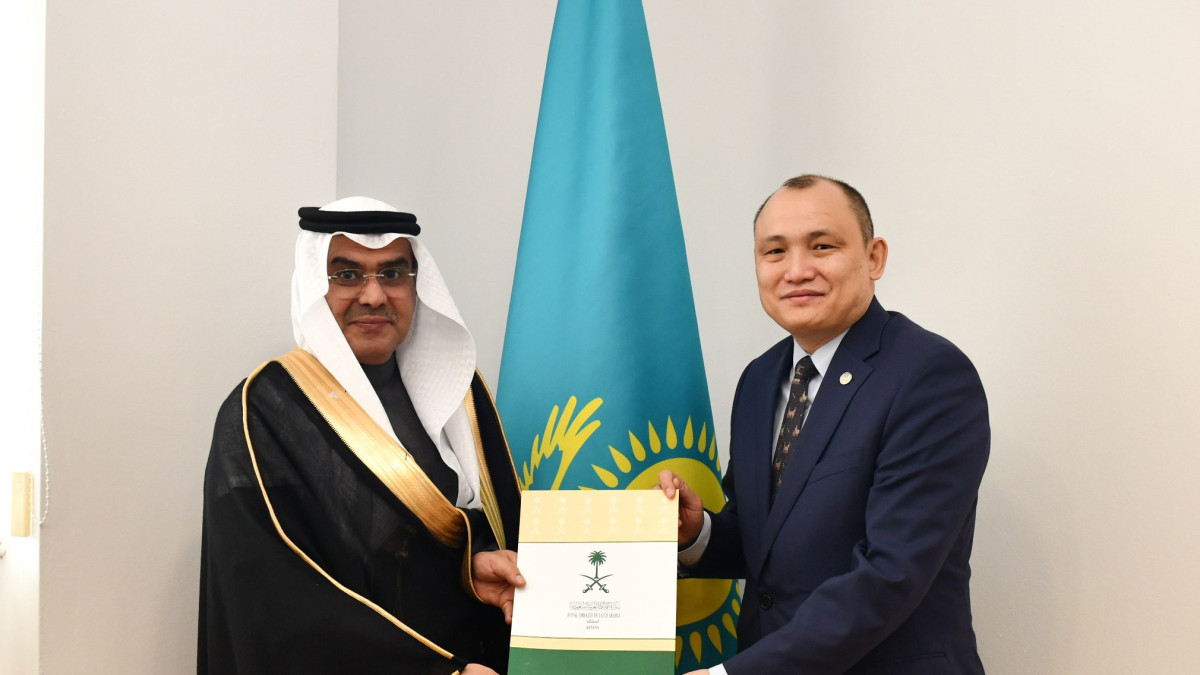 Ambassador of Saudi Arabia to Kazakhstan presented copies of credentials