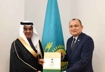 Ambassador of Saudi Arabia to Kazakhstan presented copies of credentials
