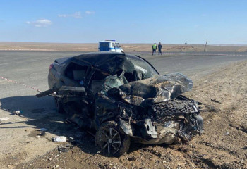 Семейная пара россиян погибла в ДТП на трассе Актюбинской области