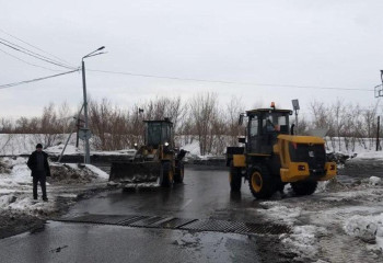 Глубокое ауданында су тасқынына қарсы іс-шаралар  жүргізілуде