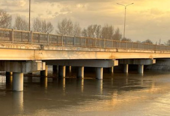Уровень воды в реке Каргалы снизился
