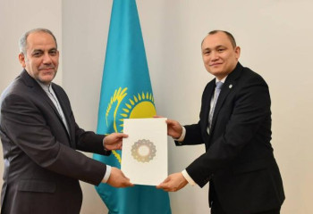 Посол Ирана в Казахстане вручил копии верительных грамот