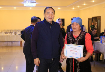 11 семей пострадавших в результате паводков получили материальную помощь