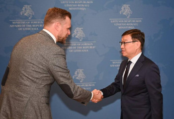 Lithuanian FM calls for expanding cooperation with Kazakhstan
