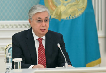 President receives Imangali Tasmagambetov