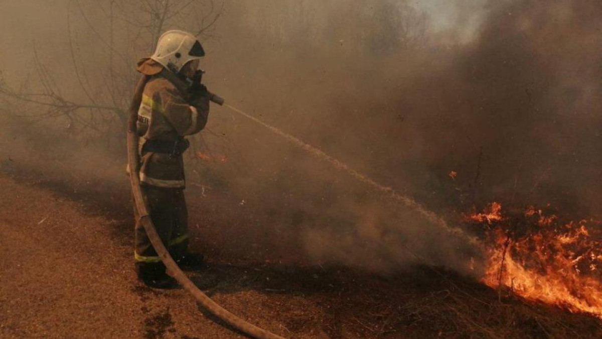 Участились случаи возгорания травы в ВКО