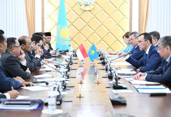 Маулен Ашимбаев встретился с вице-спикером Палаты Парламента Индонезии