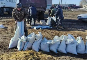 Қостанай обысында су басқан ауыл тұрғындары қауіпсіз жерге көшірілді