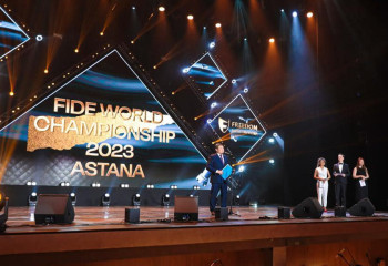 В Астане состоялось открытие Чемпионата мира по шахматам