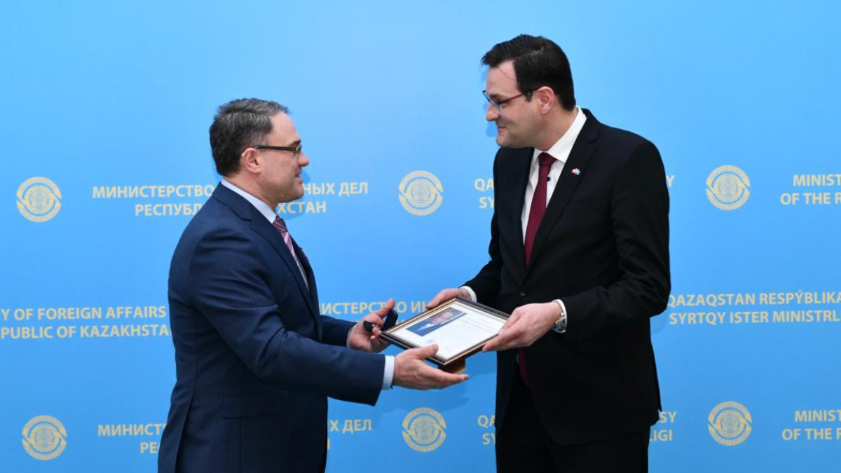 Посол Швейцарии завершает свою миссию в Казахстане