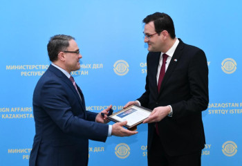 Посол Швейцарии завершает свою миссию в Казахстане