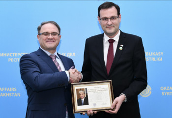 Swiss Ambassador  completes mission in Kazakhstan