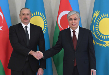 Қазақстанға Әзербайжан президенті Ильхам Әлиев келді