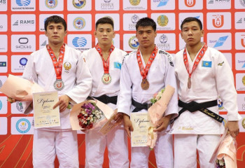 Kazakhstan takes first place in overall standings of Asian Judo Cup