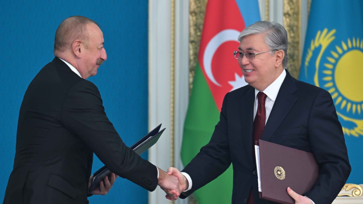 Подписан протокол о создании Высшего Межгосударственного совета Казахстана и Азербайджана