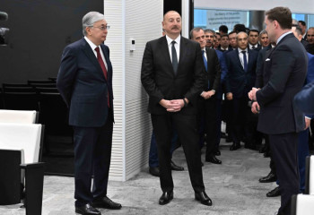 Presidents of Kazakhstan and Azerbaijan visit AIFC