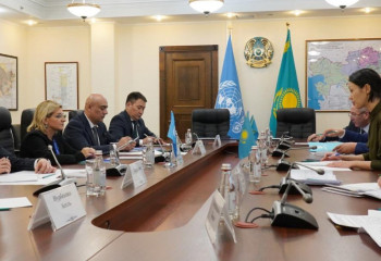 Minister of Ecology met with UNDP Resident Representative in Kazakhstan