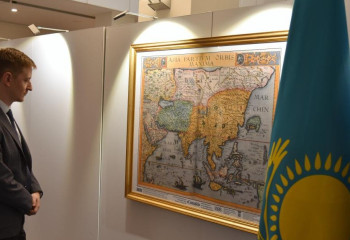 Exhibition of historical maps reflecting Kazakh nationhood opens at European Parliament