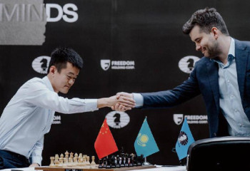Дин Лижэнь выиграл четвертую партию матча за звание чемпиона мира по шахматам