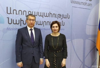 Yerevan expressed readiness to develop mutually beneficial cooperation with Kazakhstan in field of healthcare
