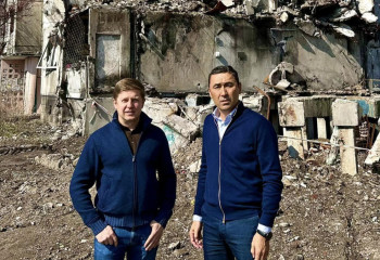 Айдын Рахымбаев Украинада аурухана салады