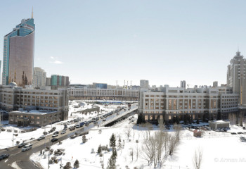 Фоторепортаж: көктемде қарға оранған Астана