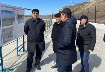 Нуркен Шарбиев проверил работу очистных сооружений в СКО