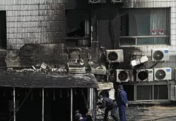 Более 20 пациентов погибли в пожаре в больнице Пекина