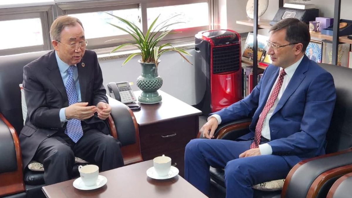 Пан Ги Мун заинтересован в углублении сотрудничества с Казахстаном