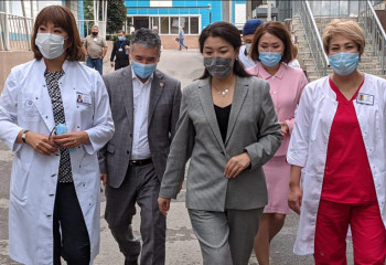 Ажар Гиният прибыла с рабочей поездкой  в Алматинскую область