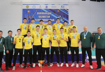 Волейбольная команда «Атырау-2» – чемпион Казахстана