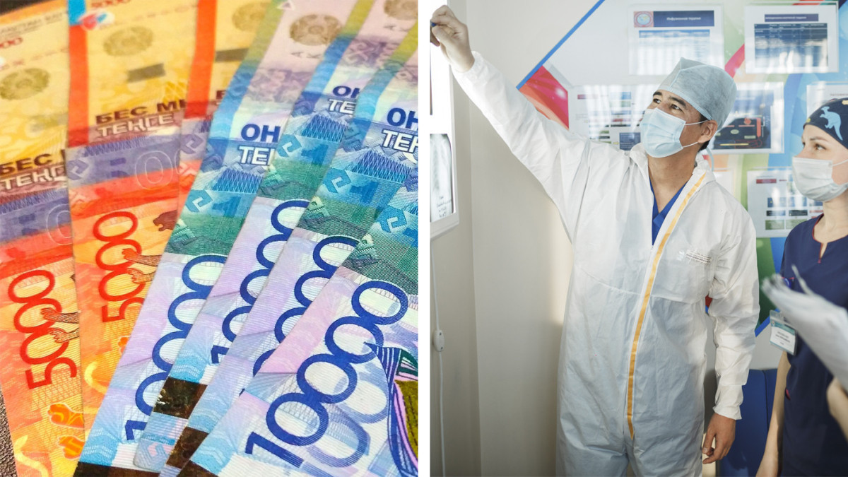 Какую зарплату получают врачи в Казахстане