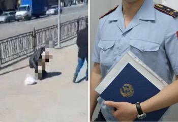Қарағандыда жұрт көзінше жалаңаштанған екі ер адам ұсталды