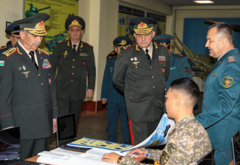 Azerbaijani Defense Ministry delegation visits military university in Almaty