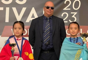 Школьницы Аланна Бериккызы и  Амина Каирбекова – чемпионки мира по шахматам