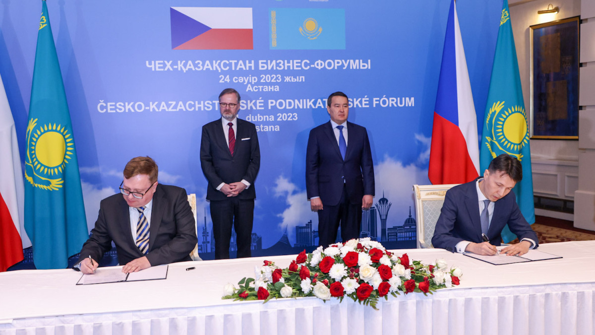 Казахстанско-чешский бизнес-форум в Астане: подписаны соглашения на 230 млн евро