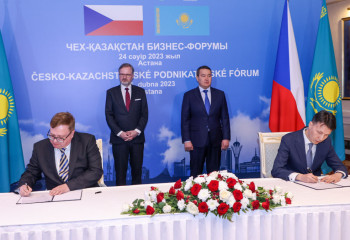 Kazakh-Czech business forum in Astana: agreements worth 230 million euros signed