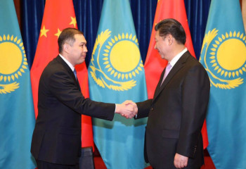 Ambassador of Kazakhstan presents credentials to President of People's Republic of China